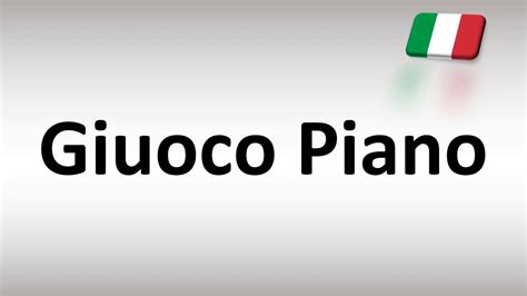 chess gucci piano|how to pronounce giuoco piano.